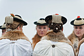 Women wearing traditional costumes, festival of Leonhardiritt, Benediktbeuren, Bavaria, Germany