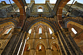 Ruins of the Cistercian abbey Abbazia San Galgano, Tuscany, Italy, Europe
