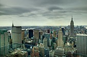 View from Top of the Rock Observatory, New York City