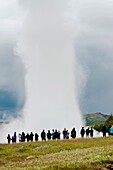 Geysir Hot springs The Golden circle Iceland