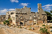 ruin of Saint Simeon Monastery, Qala'at Samaan, Qalaat Seman archeological site, Dead Cities, Syria, Middle East, West Asia