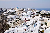 Greece, Cyclades, Santorini Village of Oia
