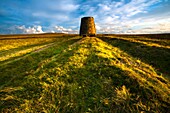 England, Northumberland, North Pennines The remains of an old smelting flue on Dryburn Moor near Allendale