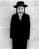 Portrait of an Orthodox Jewish boy, Old City of Jerusalem, Israel