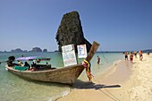 Longtail Boat, Phra Nang Cave Beach, Krabi, Thailand