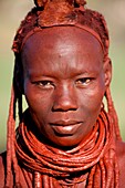 Himba woman, near to Epupa Falls, Kaokoland, Namibia
