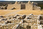 Pueblos of the Salinas Valley once a thriving pueblo community of Tiwa and Tompiro speaking peoples in the remote area of central New Mexico Early in the 17th century Spanish Franciscans visited the area and began their missionary effort