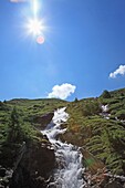 Waterfalls, France, Savoie, Parc National de la Vanoise