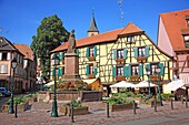 France, Alsace, Ribeauville, Route du Vin d'Alsace
