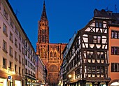 France, Alsace, Strasbourg, Cathedral