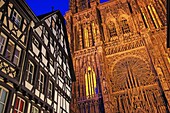 France, Alsace, Strasbourg, Cathedral