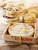 St Aubin, Banon and Chevre French traditional regonal Cheeses