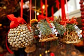 Traditional hand made Christmas decorations in Saltzburg market