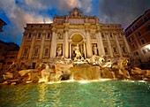 The Baroque Trevi Fountain Rome