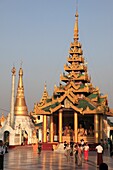 Myanmar, Burma, Yangon, Rangoon, Shwedagon Pagoda