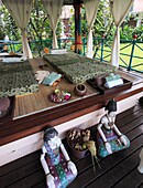 Indonesia, Java, Yogyakarta, Melia Purosani Hotel, garden, pavilion