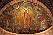 Sweden, Lund, Cathedral, interior, mosaic