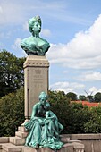 Denmark, Copenhagen, Marie Princess of Denmark statue