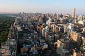 Panoramic View of Central Park and the Upper East Side, Manhattan, New York City, New York State, United States