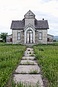 Abandoned Countryside Church, Billings, Montana, USA