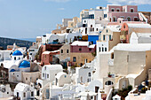 Greece, Cyclades, Santorini (Thera), cityscape on the Island of Santorini