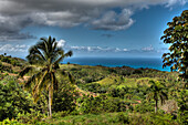 Landscape of Las Terrenas, Samana Peninsula, Dominican Republic