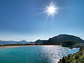 Bucht von Navarino, Pylos, Peloponnes, Griechenland