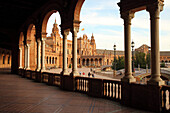 Plaza de Espana, Sevilla, Andalusien, Spanien