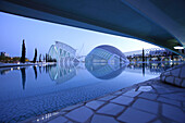 Museo de las Ciencias Príncípe Felipe, L'Hemisferic, Architect Santiago Calatrava, Valencia, Spain