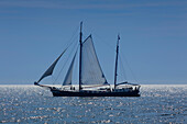 Two masted clipper, Ruegen island, Mecklenburg-Western Pomerania, Germany