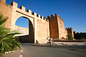 Africa, Maghreb, North africa,Morocco, Taroudant, ramparts and Bab Leblaliaa gate