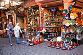 Africa, Maghreb, North africa,Morocco, Marrakech, souk in the medina ( UNESCO world heritage)