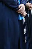 France, Lourdes, Catholic nuns