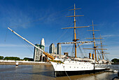 Argentina, Buenos Aires, Puerto Madero, President Sarmiento frigate