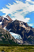 Argentina, Patagonia, Los Glaciares National Park, El Chalten,  Piedras Blancas glacier
