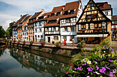 France, Alsace, Haut-Rhin, Colmar, Petite Venise district, la Poissonerie quay