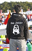 Australie, Sydney, Catholic t-shirt : see Jesus ?
