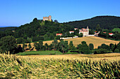 France, Auvergne, Puy de Dome, Busseol, general view in summer