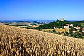 France, Auvergne, Puy de Dome, Busseol, general view