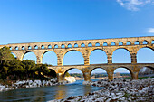 France, Languedoc, Gard, Pont du Gard