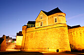 France, Brittany, Morbihan, Vannes walls