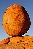 Granite boulder of Devils Marbles, Karlu Karlu Conservation Reserve,  Northern Territory, Australia