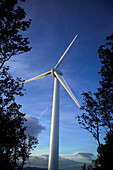 France, Rhone-Alpes, Drome, wind turbine