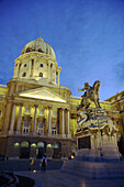 Hungary, Budapest, Royal Palace, Eugene of Savoy statue