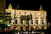 Paris. Garnier opera. Outside night..