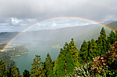 Azores, S. Miguel island, Sete Cdtades lake