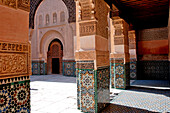 Morroco, City of Marrakesh, Medersa Ben Youssef