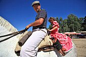 Spain, Andalusia, El rocio pilgrimage (most popular event of the country)