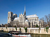 France, Paris, Notre-Dame cathedral, general view