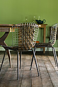Chairs design by H.Bertoia